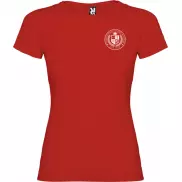 Jamaica koszulka damska z krótkim rękawem, xl, czerwony