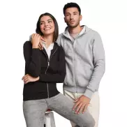 Montblanc bluza unisex z kapturem z suwakiem na całej długości, s, czarny