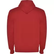 Montblanc bluza unisex z kapturem z suwakiem na całej długości, 2xl, czerwony