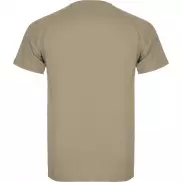 Montecarlo sportowa koszulka męska z krótkim rękawem, s, brazowy
