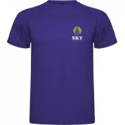 Montecarlo sportowa koszulka męska z krótkim rękawem, s, fioletowy