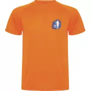Montecarlo sportowa koszulka męska z krótkim rękawem, l, pomarańczowy