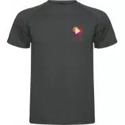 Montecarlo sportowa koszulka męska z krótkim rękawem, l, szary