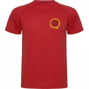 Montecarlo sportowa koszulka męska z krótkim rękawem, xl, czerwony