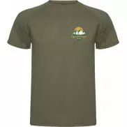 Montecarlo sportowa koszulka męska z krótkim rękawem, xl, zielony