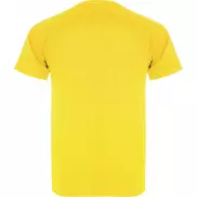 Montecarlo sportowa koszulka dziecięca z krótkim rękawem, 12, żółty
