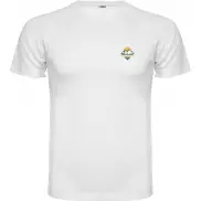 Montecarlo sportowa koszulka dziecięca z krótkim rękawem, 12, biały