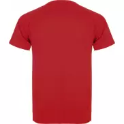 Montecarlo sportowa koszulka dziecięca z krótkim rękawem, 8, czerwony