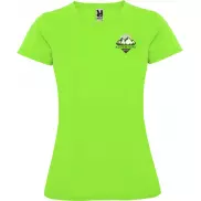 Montecarlo sportowa koszulka damska z krótkim rękawem, xl, zielony