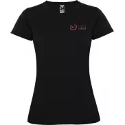 Montecarlo sportowa koszulka damska z krótkim rękawem, s, czarny
