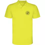 Monzha sportowa koszulka męska polo z krótkim rękawem, l, żółty