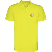 Monzha sportowa koszulka dziecięca polo z krótkim rękawem, 8, żółty
