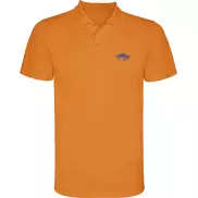Monzha sportowa koszulka dziecięca polo z krótkim rękawem, 4, pomarańczowy
