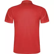 Monzha sportowa koszulka dziecięca polo z krótkim rękawem, 12, czerwony