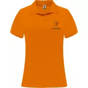Monzha sportowa koszulka damska polo z krótkim rękawem, m, pomarańczowy