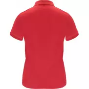 Monzha sportowa koszulka damska polo z krótkim rękawem, m, czerwony