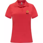 Monzha sportowa koszulka damska polo z krótkim rękawem, l, czerwony