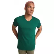 Samoyedo koszulka męska z krótkim rękawem i dekoltem w serek, l, szary