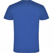 Samoyedo koszulka męska z krótkim rękawem i dekoltem w serek, l, niebieski
