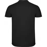 Star koszulka męska polo z krótkim rękawem, xl, czarny
