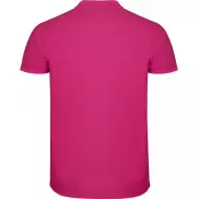 Star koszulka męska polo z krótkim rękawem, l, różowy