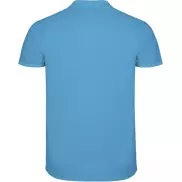 Star koszulka męska polo z krótkim rękawem, l, niebieski