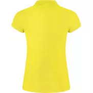 Star koszulka damska polo z krótkim rękawem, s, żółty
