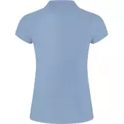 Star koszulka damska polo z krótkim rękawem, l, niebieski