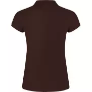 Star koszulka damska polo z krótkim rękawem, xl, brazowy