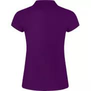 Star koszulka damska polo z krótkim rękawem, l, fioletowy
