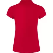 Star koszulka damska polo z krótkim rękawem, s, czerwony