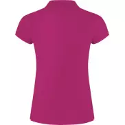Star koszulka damska polo z krótkim rękawem, xl, różowy