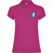 Star koszulka damska polo z krótkim rękawem, 2xl, różowy