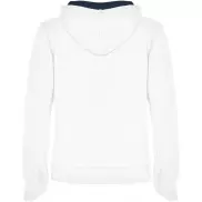 Urban damska bluza z kapturem, m, biały, niebieski
