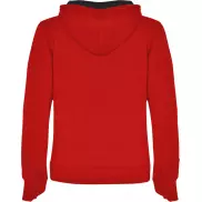 Urban damska bluza z kapturem, m, czerwony, czarny