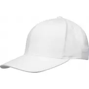 Opal 6-panelowa czapka Aware™ z daszkiem z recyklingu, biały