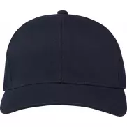 Opal 6-panelowa czapka Aware™ z daszkiem z recyklingu, niebieski