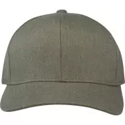 Opal 6-panelowa czapka Aware™ z daszkiem z recyklingu, zielony