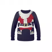 Sweter świąteczny S/M - niebieski