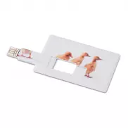 Creditcard. USB flash 16GB     MO1059-06 - biały