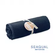 Ręcznik SEAQUAL® 100x170cm - niebieski