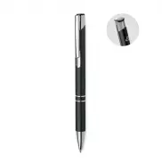 Długopis aluminiowy, recykling - czarny
