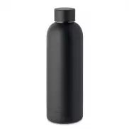 Stalowa butelka z recyklingu - czarny