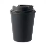 Kubek z recyklingu z PP 300 ml - czarny