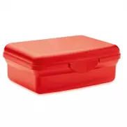 Lunch box z PP recykling 800ml - czerwony