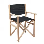 Składane krzesło plażowe - czarny