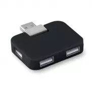 Hub USB 4 porty - czarny