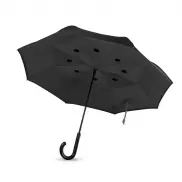 Dwostronny parasol - czarny
