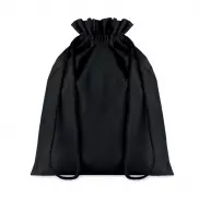 Średnia bawełniana torba - czarny