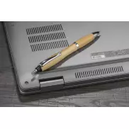 Długopis touch ze śrubokretem ARETI beżowy (naturalny)
